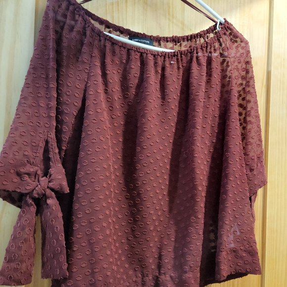 Lord & Taylor 3/4 Length Sleeves Top - Picture 4 of 7